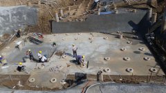 开封兰考电厂静压桩基础工程竣工